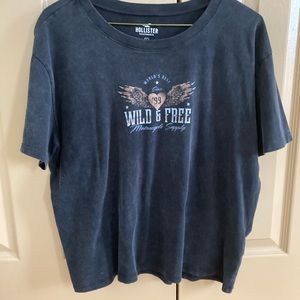 hollister wild and free tee
